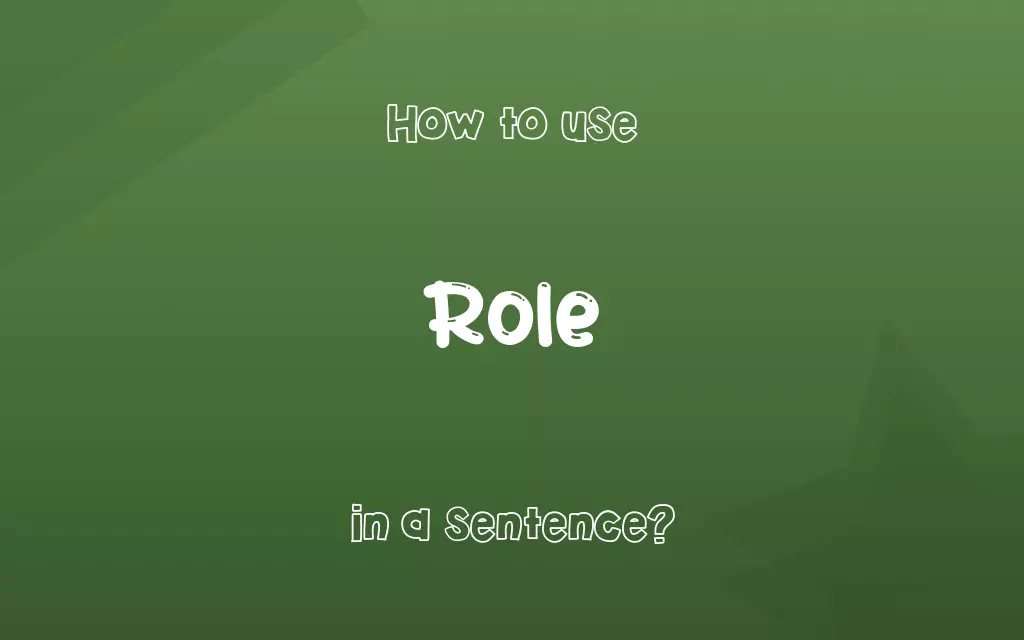 Role in a sentence